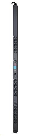 APC Rack PDU 2G,  meraná,  podľa výstupu s prepínaním,  ZeroU,  11.0kW,  230V,  (21)C13 a (3)C19,  IEC-309 16A 3P+N+PE(E) 1.830 