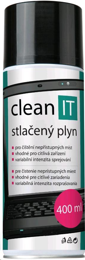 CLEAN IT Stlačený vzduch 400 ml (náhrada za CL-1)0 