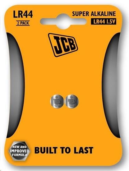 JCB alkalická baterie LR44,  blistr 2 ks0 
