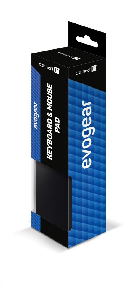 CONNECT IT EVOGEAR podložka pod klávesnicu a myš,  veľká2 