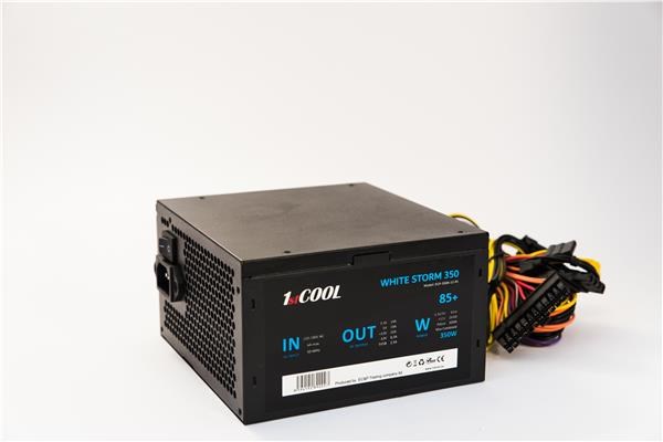 napájací zdroj 1stCOOL ATX 350W WHITE STORM 350,  APFC,  85+0 