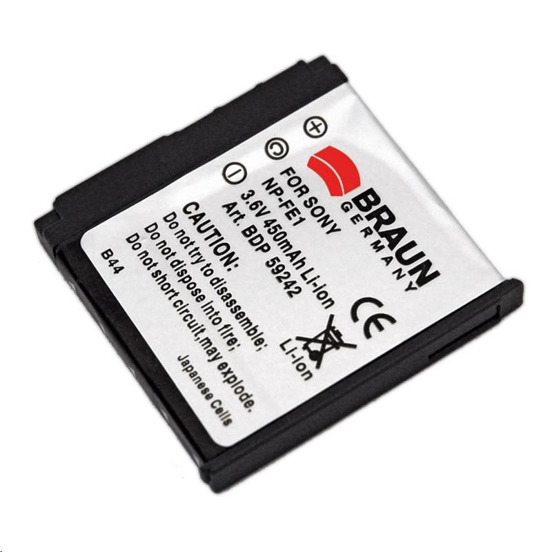 Braun akumulátor SONY NP-FE1,  450mAh0 