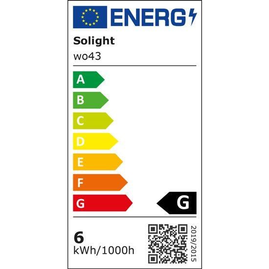 Solight LED stmívatelná stolní lampička s displejem,  6W,  volba teploty světla,  bílý lesk1 
