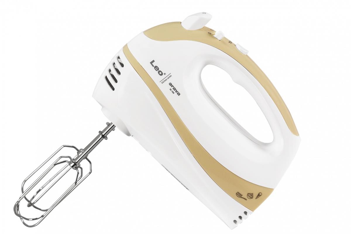 Orava SL-109 ruční šlehač,  300 W,  pulzní spínač,  75 dB,  5 rychlostí,  krémová /  bílá1 