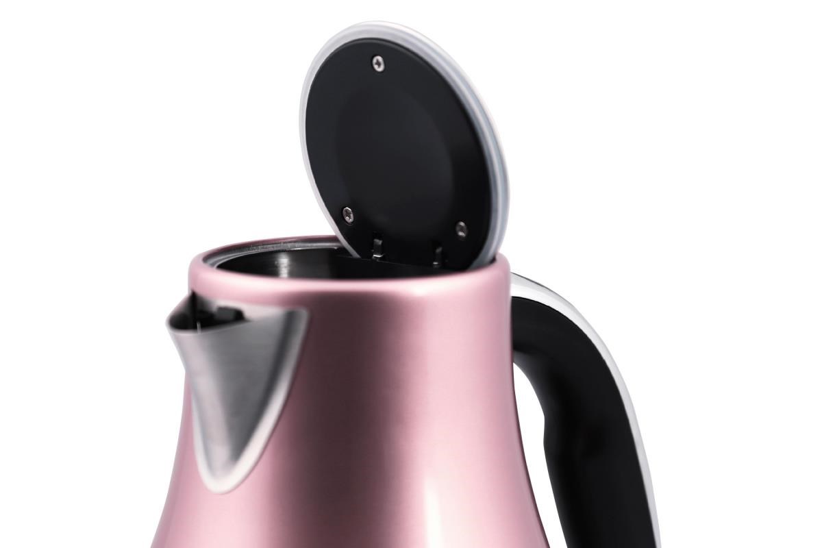 Orava VK-3715 Pink rychlovarná konvice,  1850-2200 W,  designová,  1.7 l,  automatické vypnutí,  růžová4 