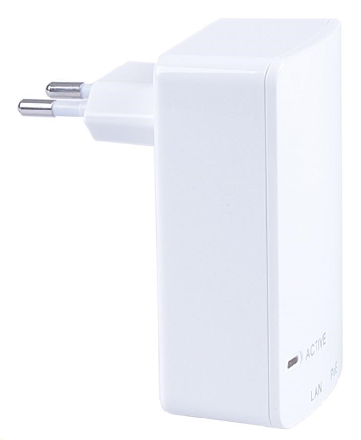 MaxLink PI15S aktívny gigabitový injektor PoE,  802.3af,  15W (48V,  0.32A)2 