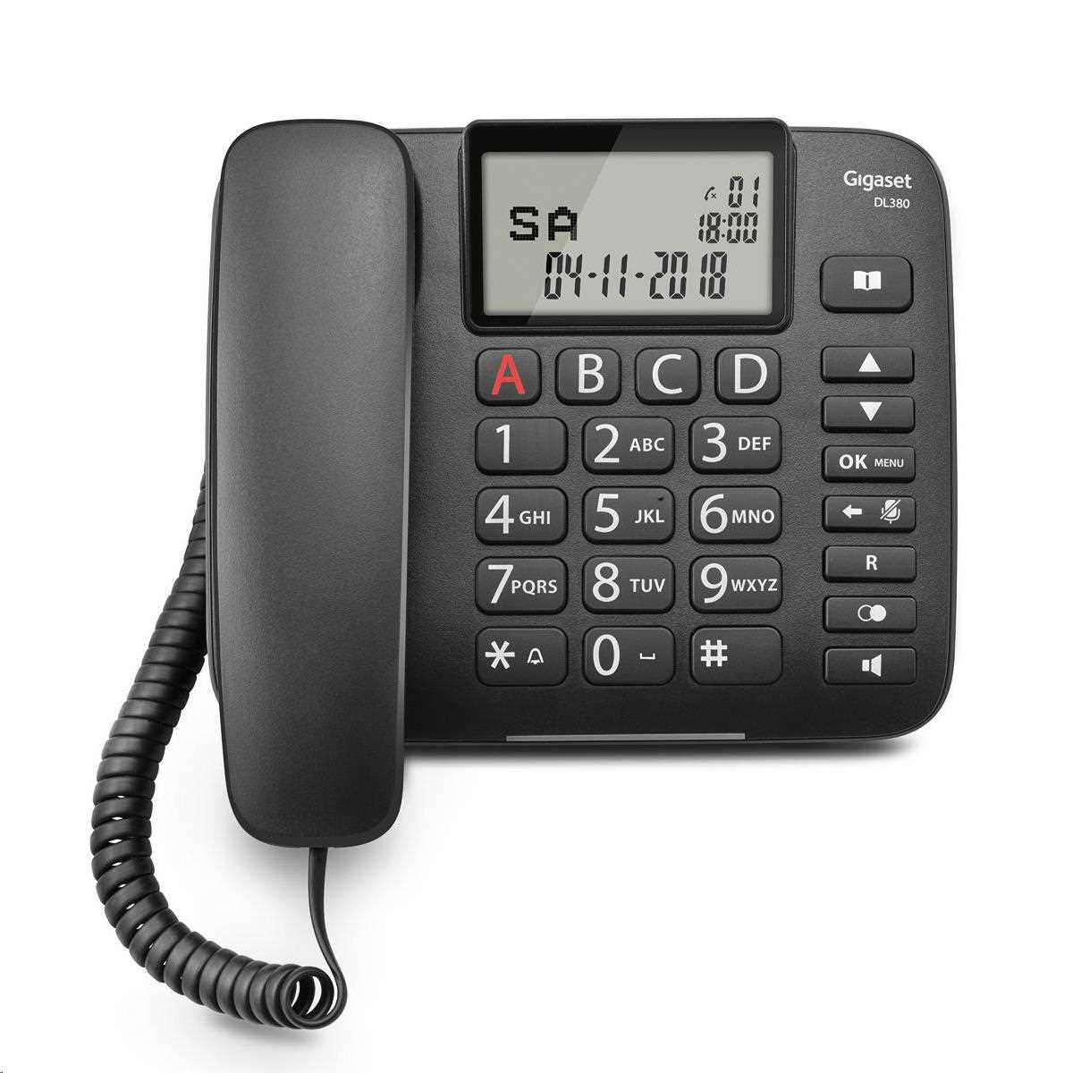 Gigaset DL380 čierny7 