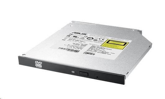 ASUS Slim DVD Writer SDRW-08U1MT/ SLIM/ BLACK/ BULK,  čierna,  SATA,  M-Disc,  hromadná (bez SW)0 