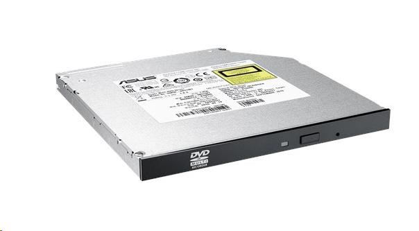 ASUS Slim DVD Writer SDRW-08U1MT/ SLIM/ BLACK/ BULK,  čierna,  SATA,  M-Disc,  hromadná (bez SW)2 