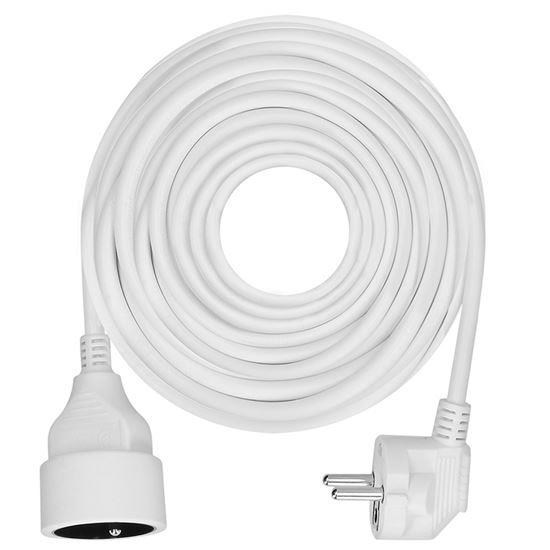 Solight prodlužovací přívod - spojka,  1 zásuvka,  10m,  3 x 1mm2,  bílá1 