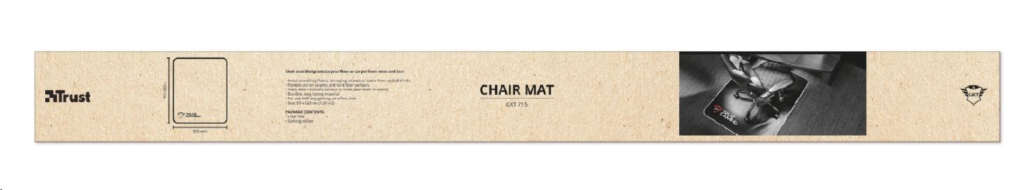 TRUST podložka pod herní křeslo - GXT 715 Chair mat6 