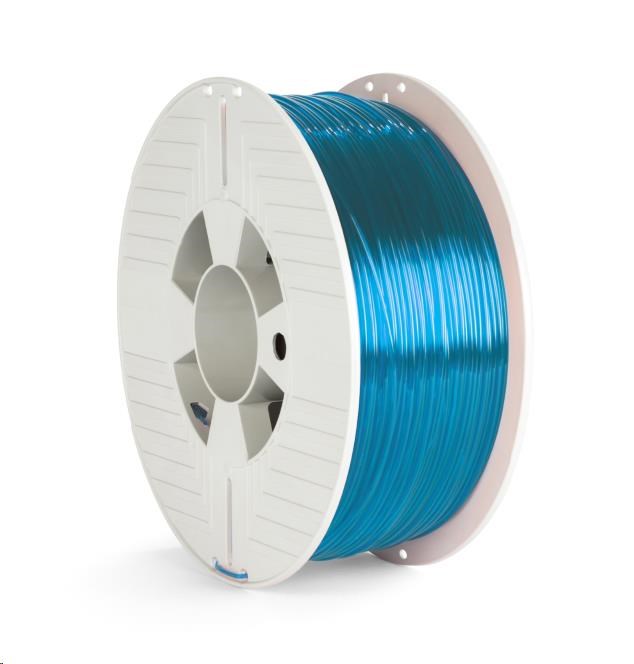 VERBATIM Filament pre 3D tlačiarne PET-G 1.75mm,  327m,  1kg modrá transparentná0 