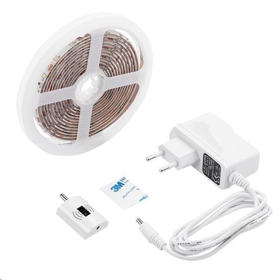 Solight LED stmívatelný pásek s bezdotykovým ovládáním,  3m,  180 LED,  4000K,  IP65,  230V0 