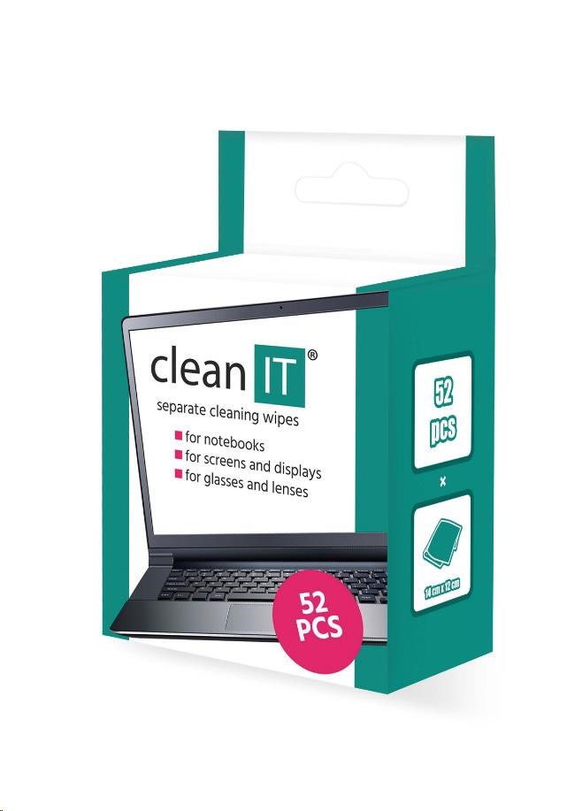 CLEAN IT vlhčené čistiace obrúsky 52 ks1 