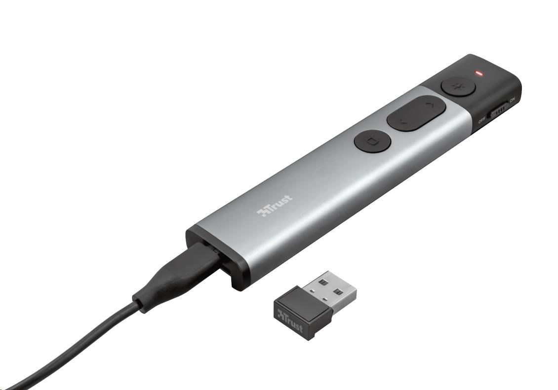 TRUST Prezentér Kazun Aluminium Wireless Presenter4 