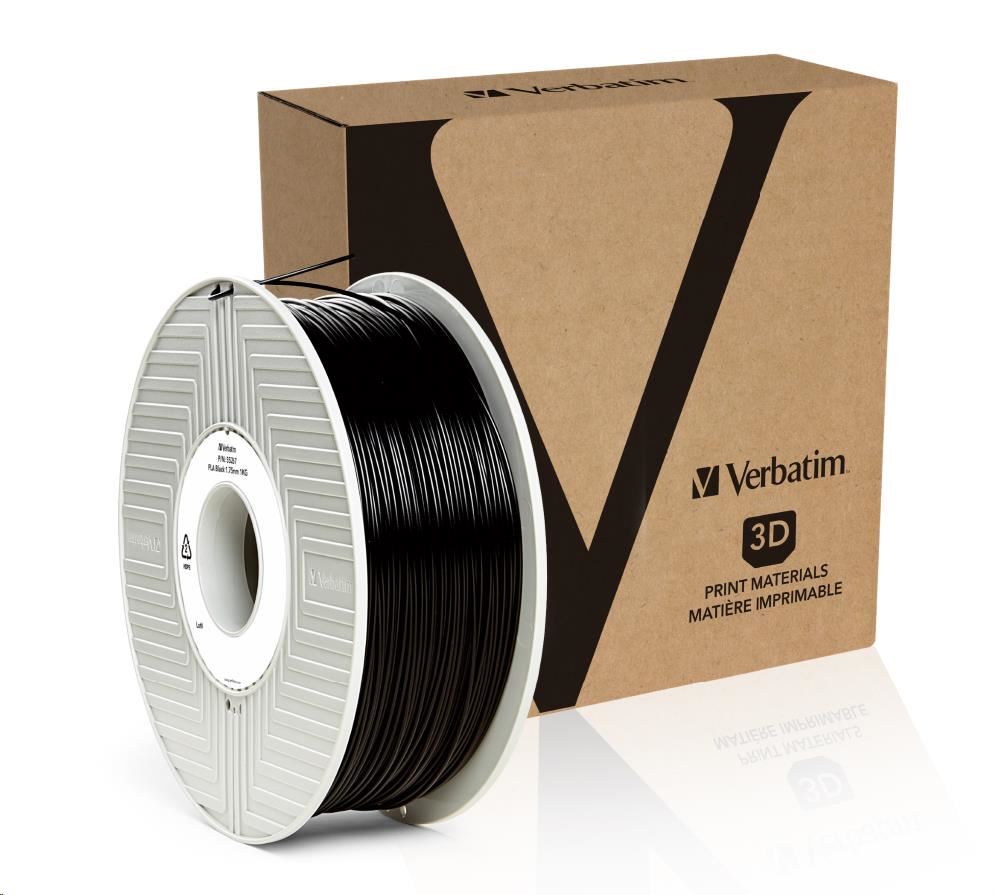 VERBATIM Filament pre 3D tlačiarne PLA 1.75mm,  335m,  1kg čierna0 