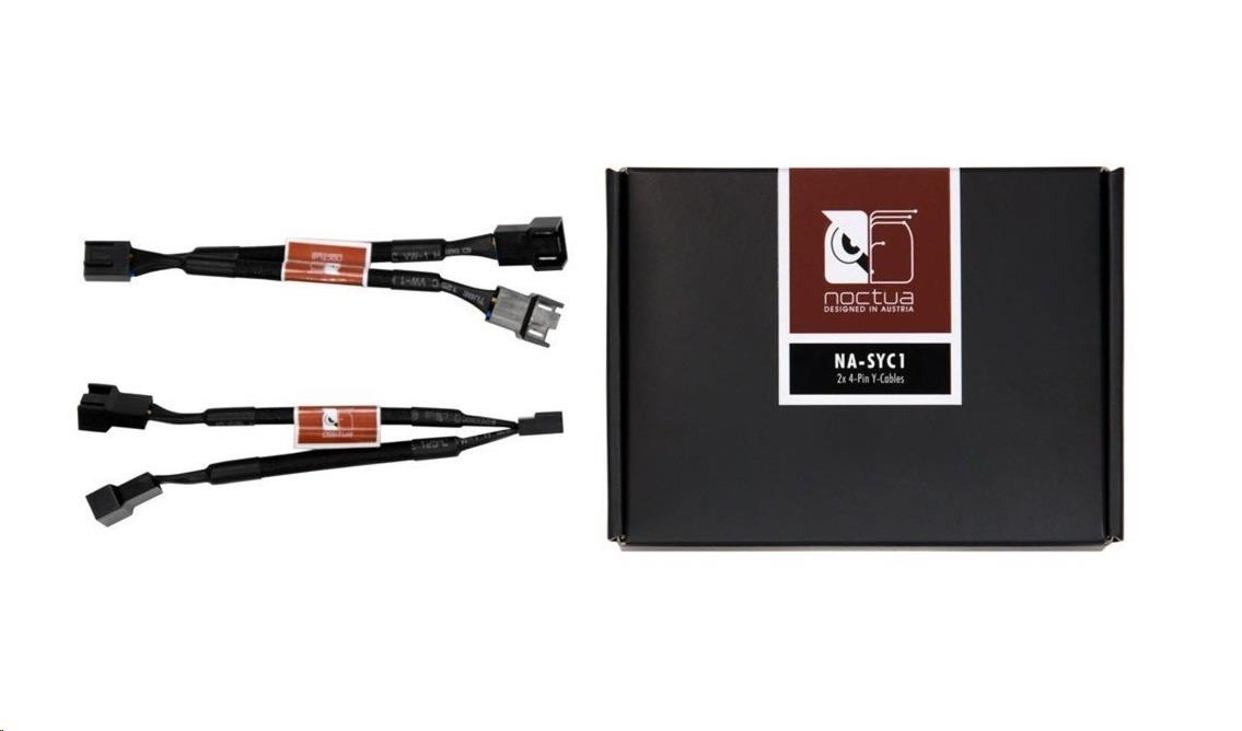 NOCTUA Rozdrojka NA-SYC1,  2x,  4-pin ventilátor,  černá0 