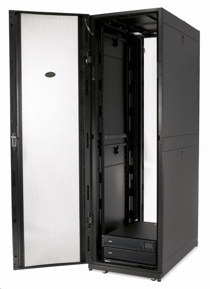 Skriňa APC NetShelter SX 45U 750 mm široká x 1070 mm hlboká s bočnicami čierna1 