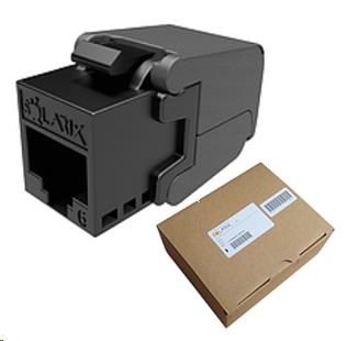 Solarix MULTIPACK 24 ks - keystone CAT6 UTP RJ45 samorezný SXKJ-6-UTP-BK-SA3 