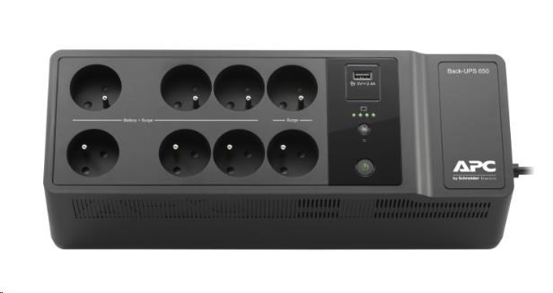 APC Back-UPS 650VA,  230V,  1USB nabíjací port (400W)2 