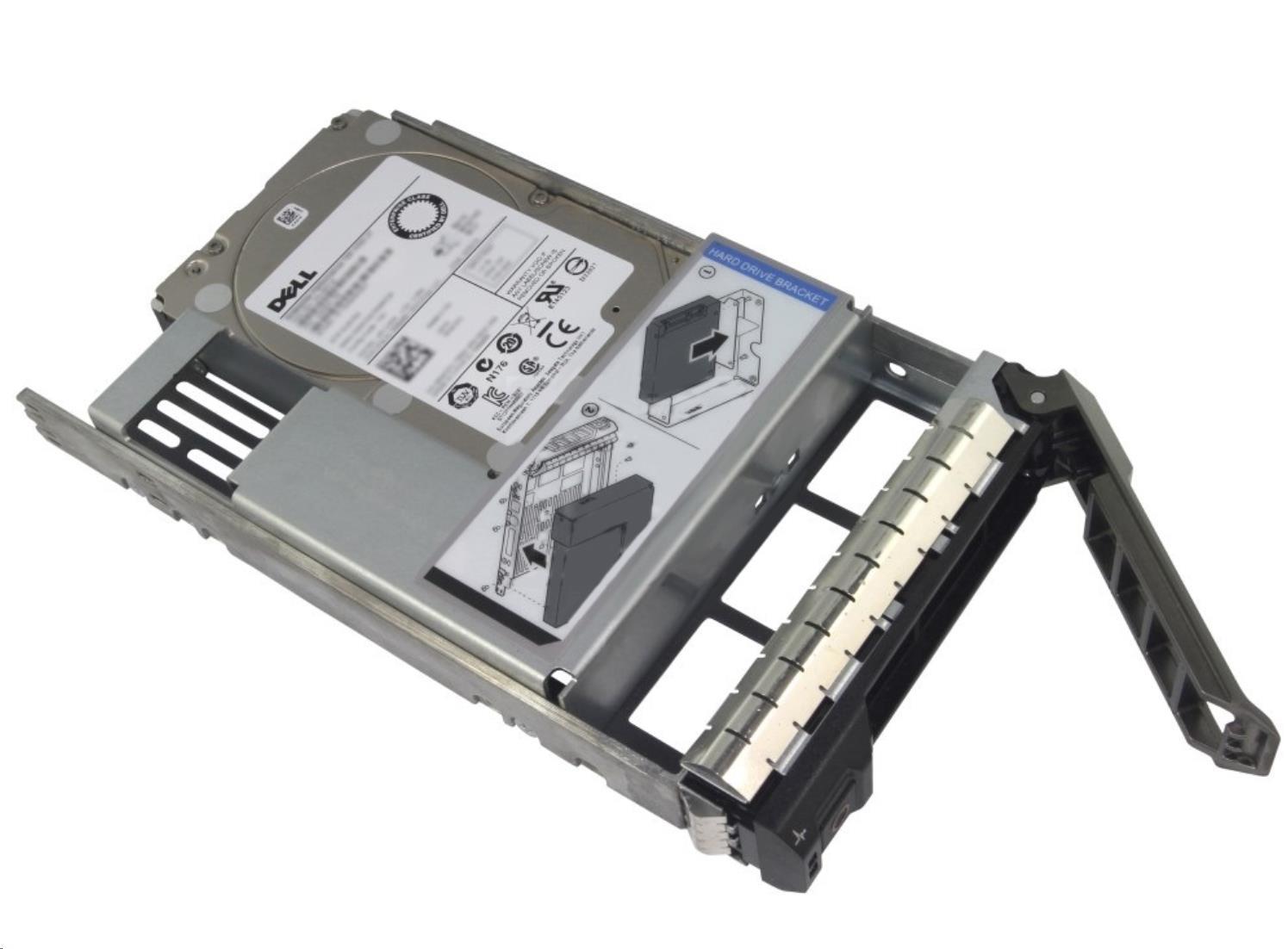 DELL 1.2TB 10K RPM SAS 12Gbps 512n 2.5in Hot-plug 3.5in HYB CARR CK T360,  T560,  R360, R450, R550,  R660,  R760,  Rxx5...0 