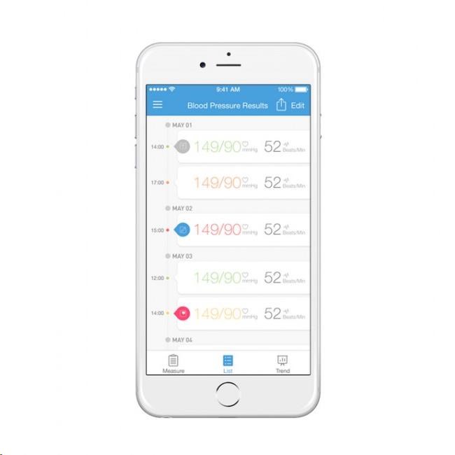 iHealth TRACK KN-550BT měřič krevního tlaku9 