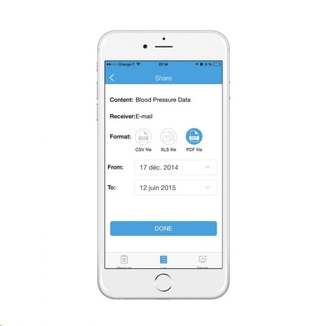 iHealth TRACK KN-550BT měřič krevního tlaku12 
