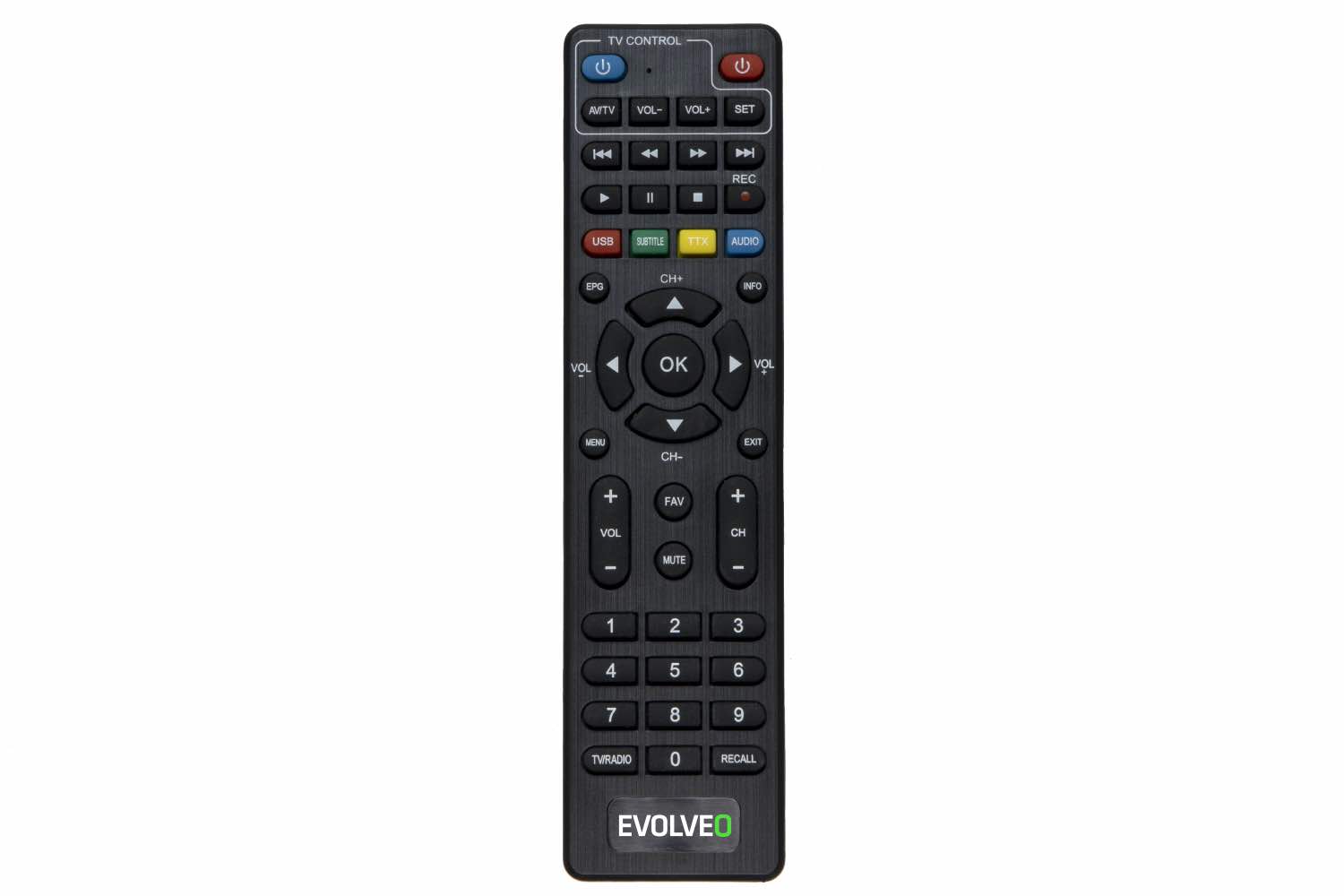 EVOLVEO Alpha T2,  HD DVB-T2 H.265/ HEVC rekordér1 