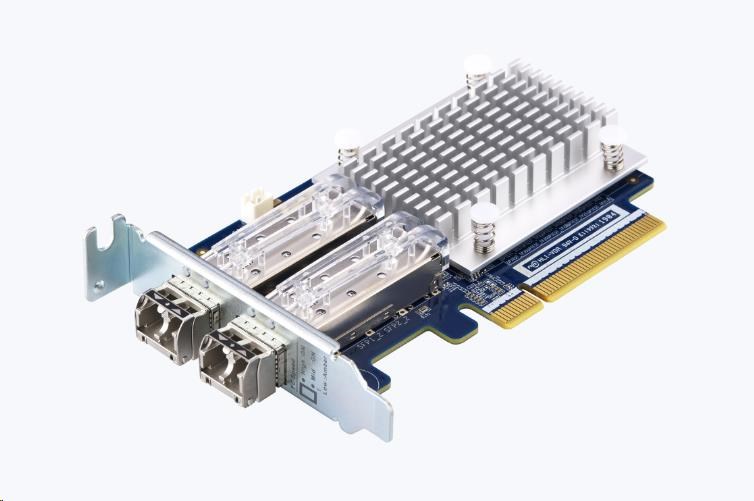QNAP QXP-32G2FC rozšiřující karta 2x 32Gb SFP+(FC) včetně 2x TRX-32GFCSFP-SR0 