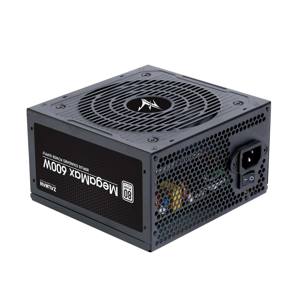 Napájací zdroj ZALMAN ZM600-TXII MegaMax,  600 W,  80 PLUS1 