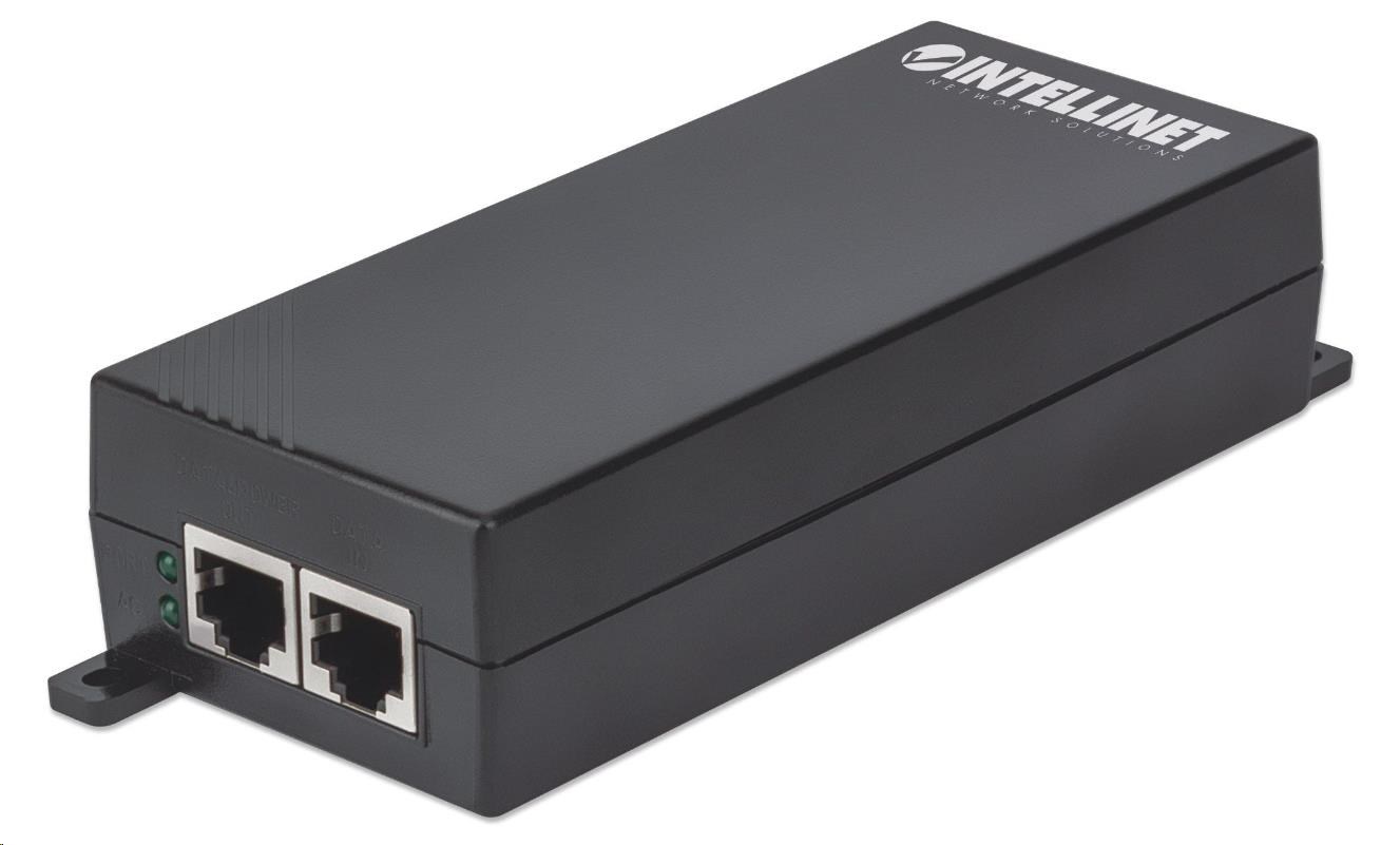 Intellinet 1-portový PoE+ Gigabit Power over Ethernet Injector,  1x 30W,  802.3af/ at0 