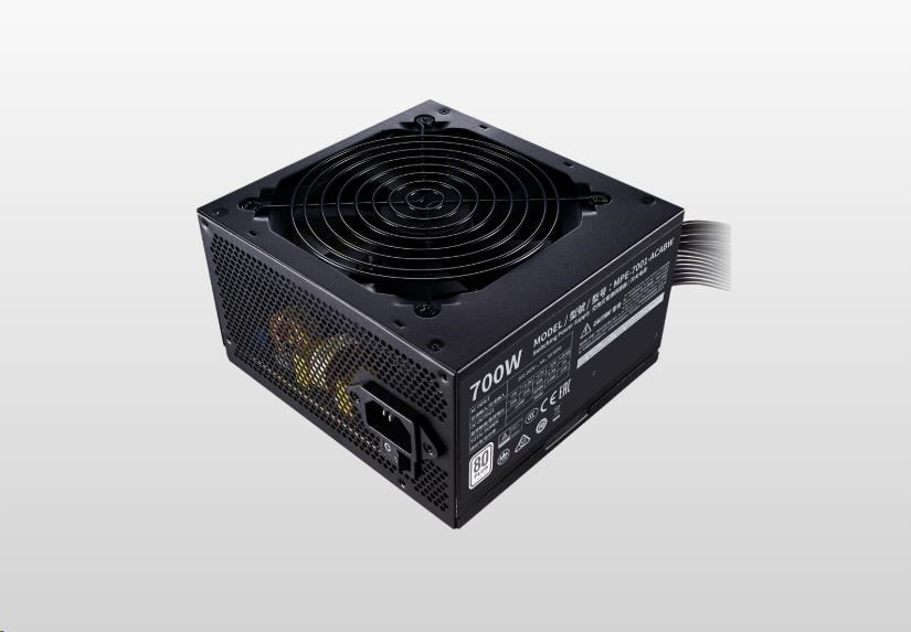 Cooler Master zdroj MWE White 700W V2,  120mm,  80+1 