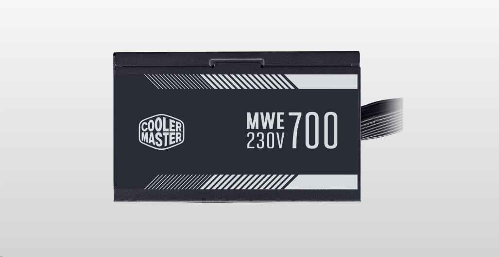 Cooler Master zdroj MWE White 700W V2,  120mm,  80+4 