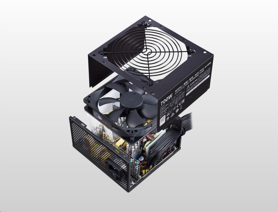 Cooler Master zdroj MWE White 700W V2,  120mm,  80+8 