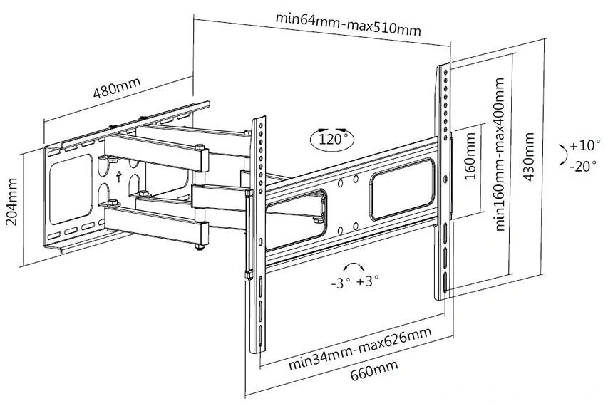 Držák Tv Fiber Mounts Prominent
4 