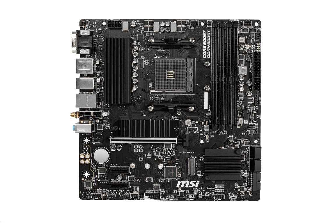 MSI MB Sc AM4 B550M PRO-VDH WIFI,  AMD B550,  4xDDR4,  VGA,  mATX1 