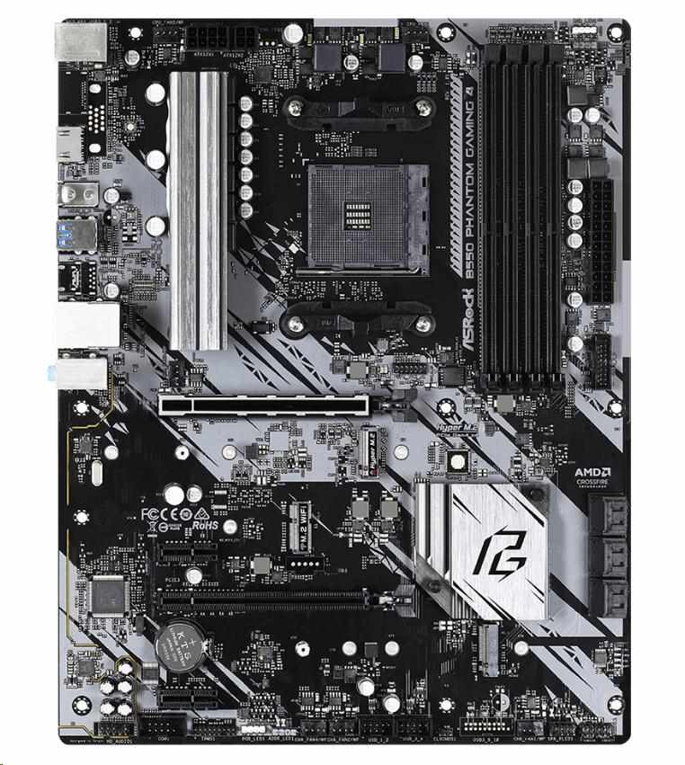 ASRock MB Sc AM4 B550 Phantom Gaming 4,  AMD B550,  4xDDR4,  HDMI0 