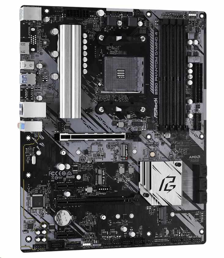ASRock MB Sc AM4 B550 Phantom Gaming 4,  AMD B550,  4xDDR4,  HDMI2 
