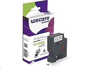 Páska WECARE ARMOR pre DYMO S0720680,  čierna/ biela,  9 mm x 7 m0 