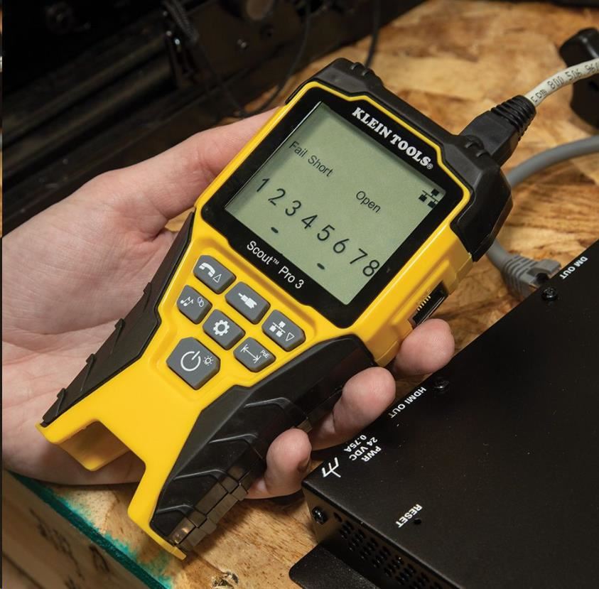 KLEIN TOOLS - VDV Scout® Pro 3 Tester Kit Locator (PoE) - 18x RJ45,  18x F-konektor1 