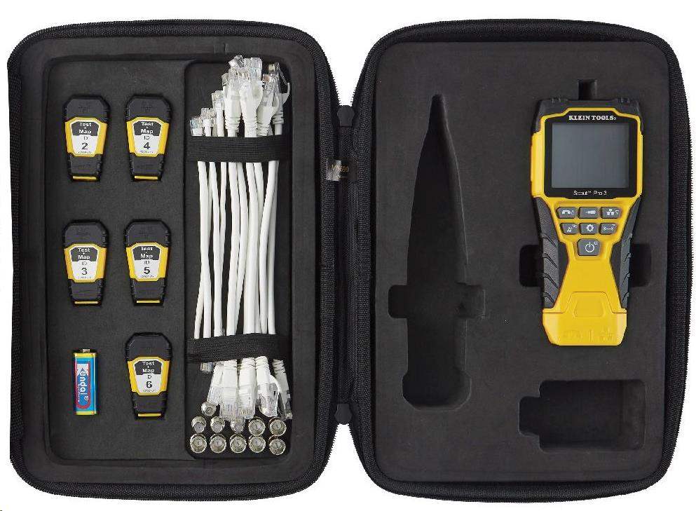 KLEIN TOOLS - VDV Scout® Pro 3 Tester Kit Locator Map™ (PoE)0 