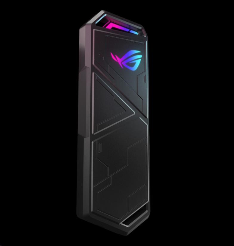 ASUS ROG STRIX ARION LITE SSD NVME AURA case,  USB-C 3.2,  M.2 NVMe SSD kovový box,  délka 30-80 mm,  AURA RGB1 