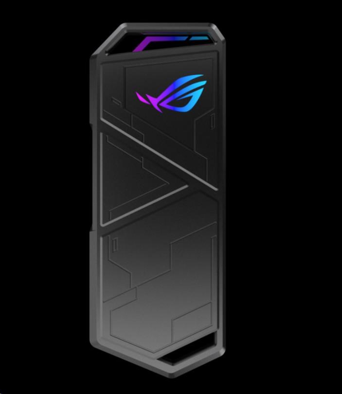 ASUS ROG STRIX ARION LITE SSD NVME AURA case,  USB-C 3.2,  M.2 NVMe SSD kovový box,  délka 30-80 mm,  AURA RGB2 