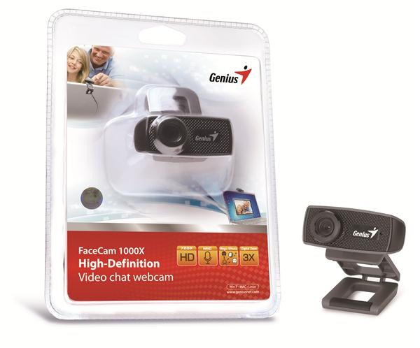 GENIUS webová kamera FaceCam 1000X V2/  HD/  720P/  USB2.0/  UVC/  mikrofón5 