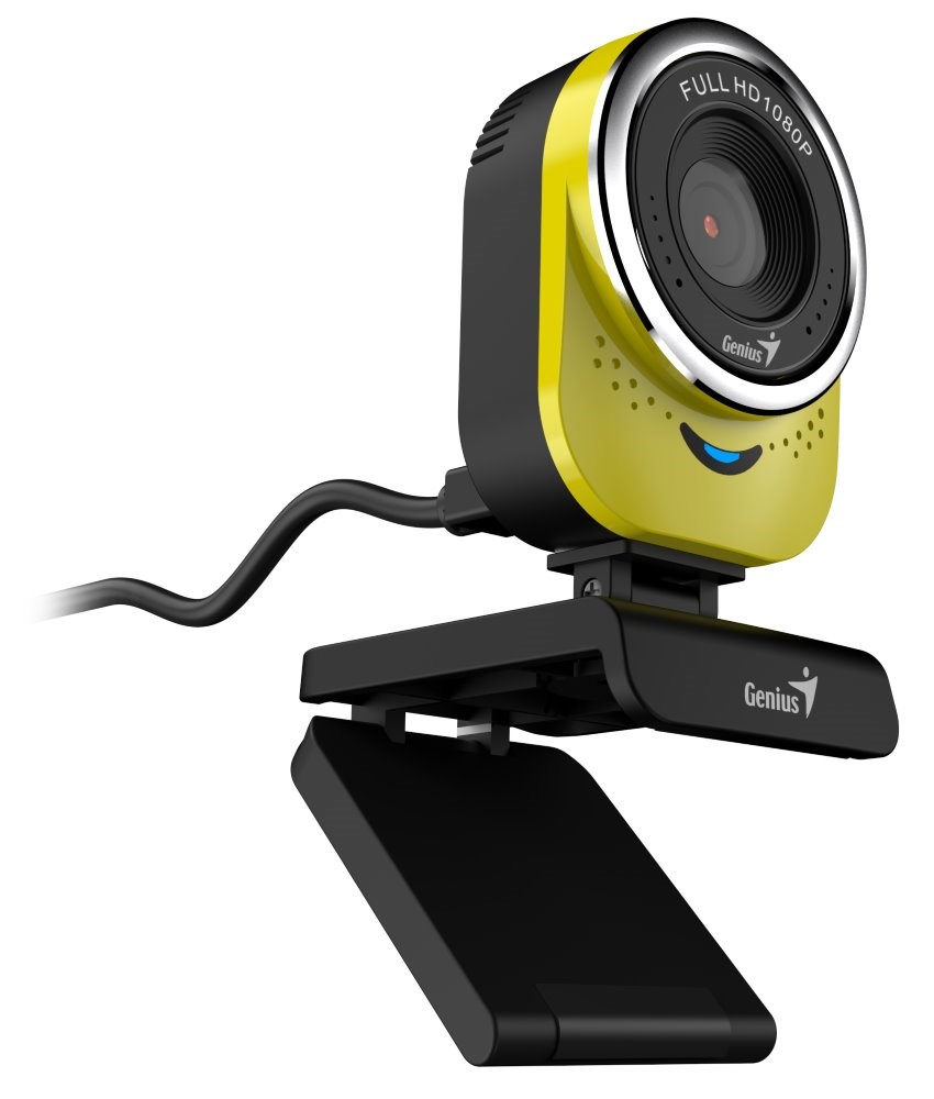 GENIUS webová kamera QCam 6000/  žltá/  Full HD 1080P/  USB2.0/  mikrofón1 