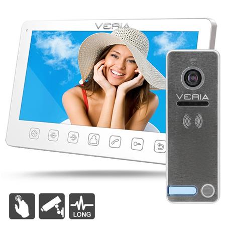 Veria SET Videotelefon  7070B bílý + vstupní stanice  2300 