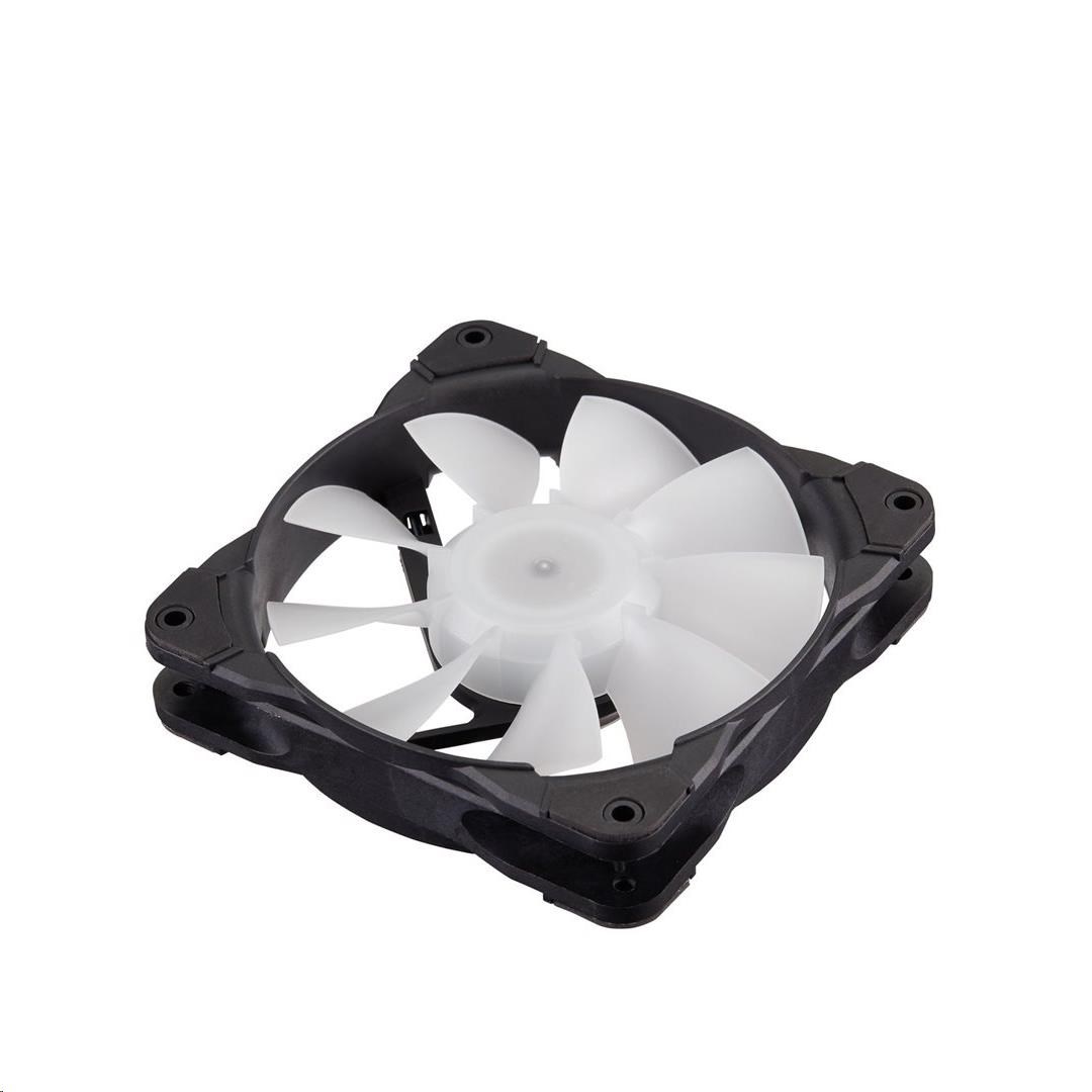 Ventilátor Fortron HALO A.RGB - 120 mm,  23 dB,  A.RGB LED1 