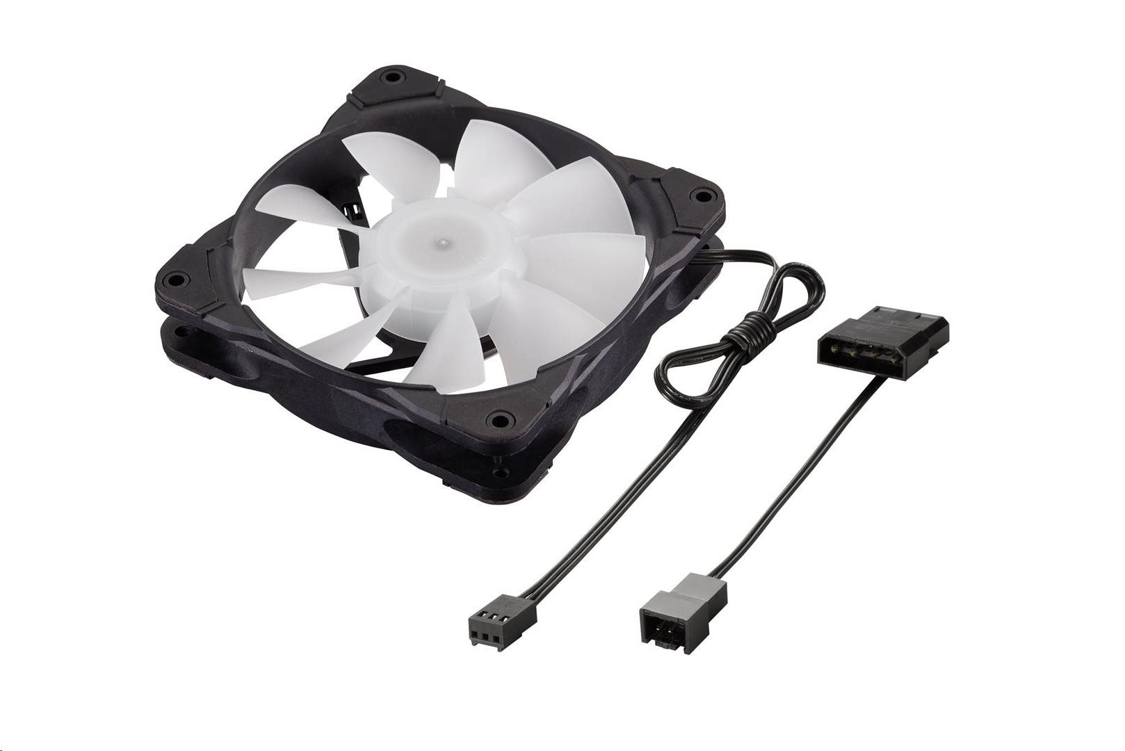 Ventilátor Fortron HALO A.RGB - 120 mm,  23 dB,  A.RGB LED3 
