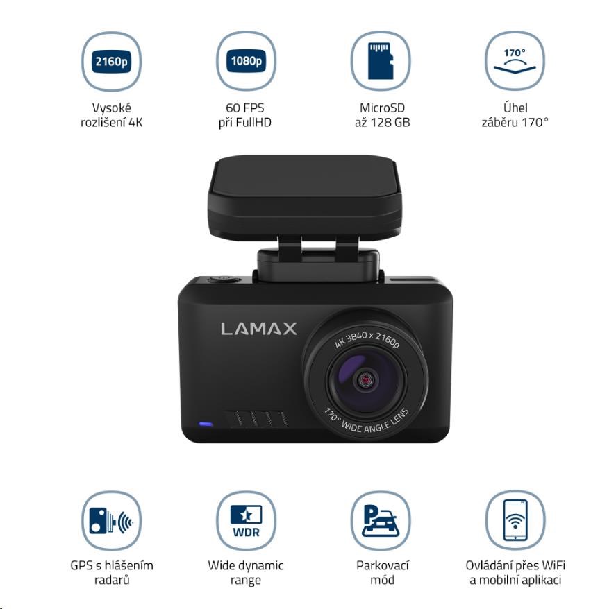 LAMAX T10 4K GPS (s hlášením radarů)3 