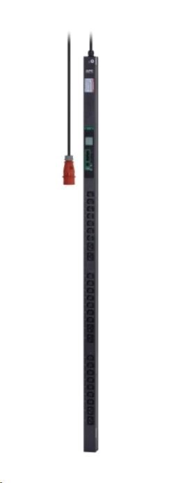 APC Easy PDU,  spínaná,  Zero U,  22kW,  230V,  (18)C13 a (6)C19,  IEC 60309 32A 3P + N + PE (2m)0 